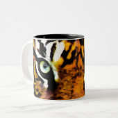 TIGER'S OGEN. TWEEKLEURIGE KOFFIEMOK (Voorkant links)
