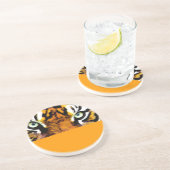 TIGER'S OGEN. ZANDSTEEN ONDERZETTER (Zijkant)