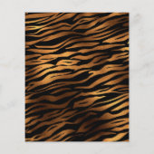 Tiger's oog kristallen die de datum bewaren flyer (Achterkant)