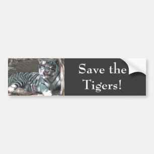 Tigers opslaan bumpersticker