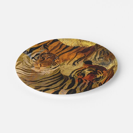 Tigers Papier Bord (Gekanteld)