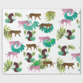 Tigers Patroon Cadeaupapier (Vlak)