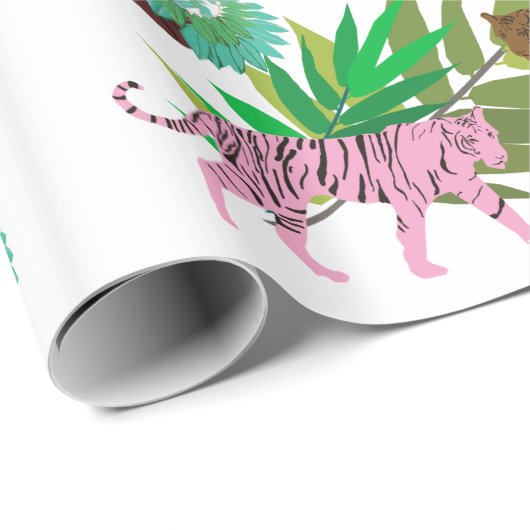 Tigers Patroon Cadeaupapier (Rol Hoek)