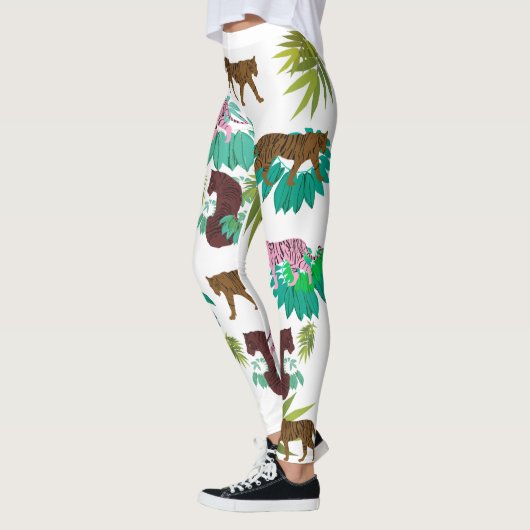 Tigers Patroon Leggings (Links)