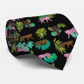 Tigers Patroon Stropdas (Opgerold)