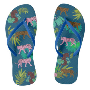 Tigers Patroon Teenslippers