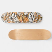 Tigers + persoonlijk skateboard (Horizontaal)