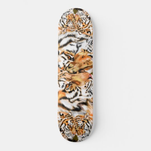 Tigers + persoonlijk skateboard (Voorkant)