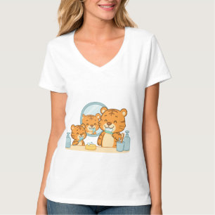 Tigers poetsen - Schattigee ochtendroutine T-shirt