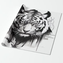 Tigers Portret met een prachtig ontwerp