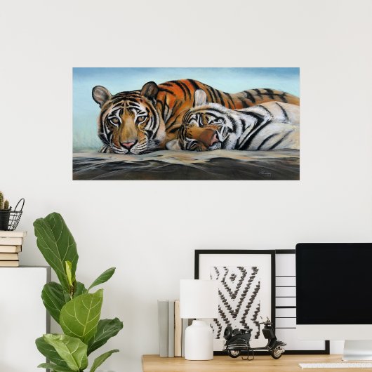 Tigers Poster (Thuiskantoor)