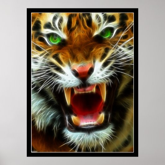 Tiger's roar poster (Voorkant)