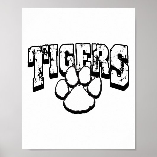 Tigers School Spirit Ck Terug Naar School B Poster (Voorkant)
