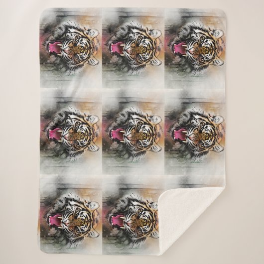 Tigers Sherpa Deken (Voorkant)