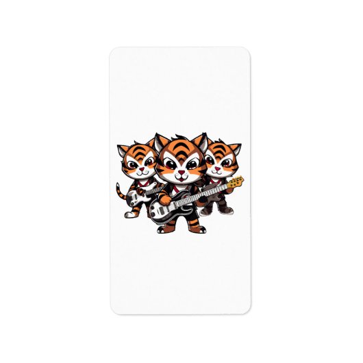 Tigers Speelband Etiket (Voorkant)