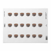 Tigers Speelband Etiket (Full Sheet)