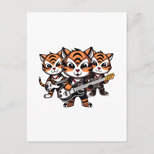 Tigers speelband informatiekaartje (Voorkant)
