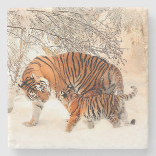 Tigers Stenen Onderzetter