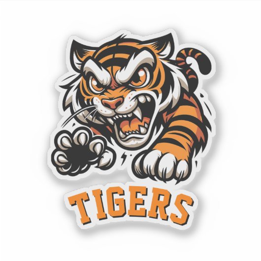 Tigers Sticker (Voorkant)