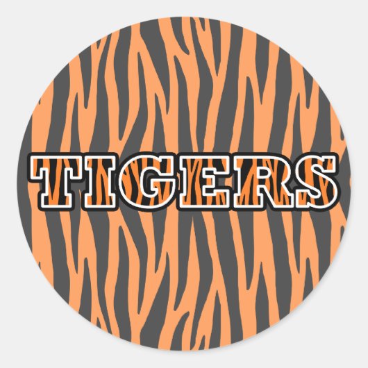 Tigers Sticker (Voorkant)