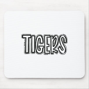 Tigers Swash School Spirit Oranje Zwart Voetbal Fa Muismat