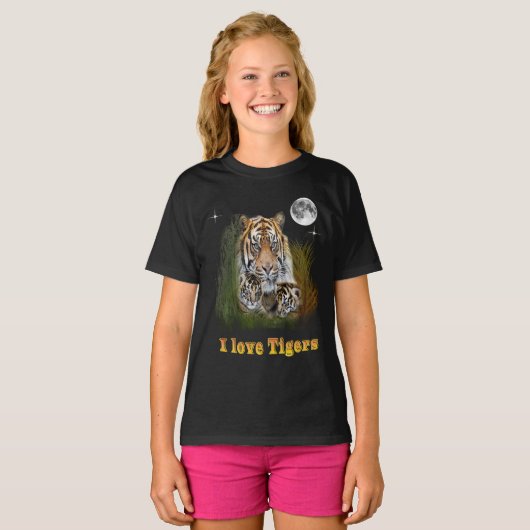 Tigers T-Shirt (Voorkant volledig)