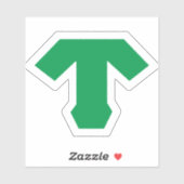 Tigers T Vinyl Sticker (Vel)