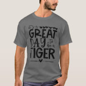 Tigers Teacher School Sports Fan Team Spirit T-shirt (Voorkant)