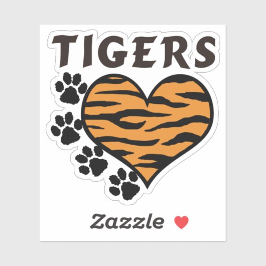 Tigers Team Sticker (Vel)