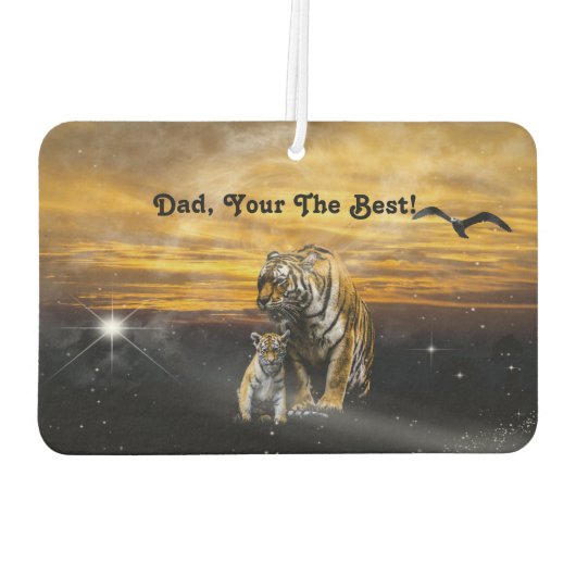 Tigers Vaderdag luchtverfrisser (Achterkant)