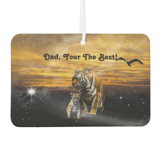 Tigers Vaderdag luchtverfrisser (Voorkant)