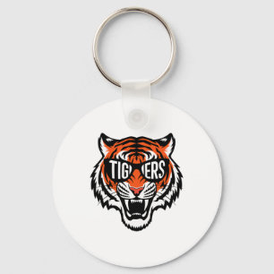 Tigers Vintage Sport Naam Ontwerp Mannen Vrouwen M Sleutelhanger