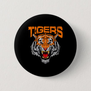 Tigers Voetbalschool Sporten Bedrukte Wedstrijd Da Ronde Button 5,7 Cm