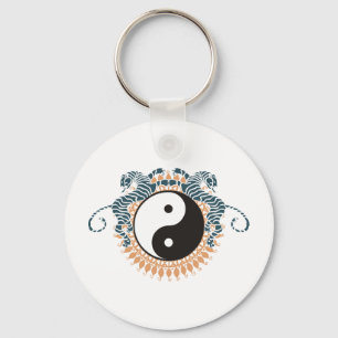 Tigers & Yin Yang Sleutelhanger