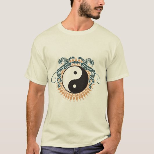 Tigers & Yin Yang T-Shirt (Voorkant)