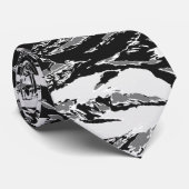 Tigerstripe stedelijk camouflagepatroon stropdas (Opgerold)