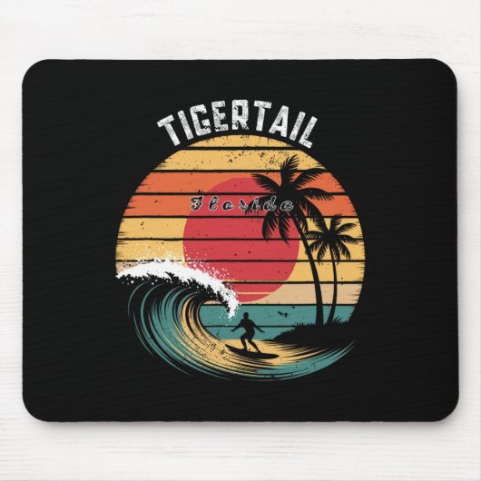 Tigertail Beach Florida Strand Surfen Muismat (Voorkant)