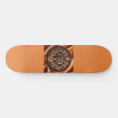 Tigervan boterkaramel persoonlijk skateboard (Horizontaal)
