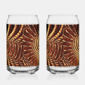 Tigervis Blikvorm Glas (Rechts)