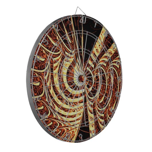 Tigervis Dartbord (Voorkant Links)