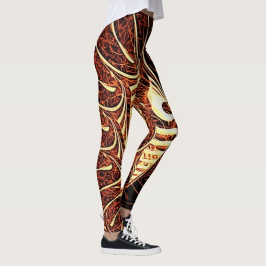 Tigervis Leggings (Rechts)