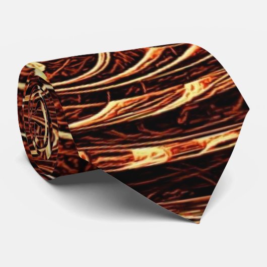 Tigervis Stropdas (Opgerold)