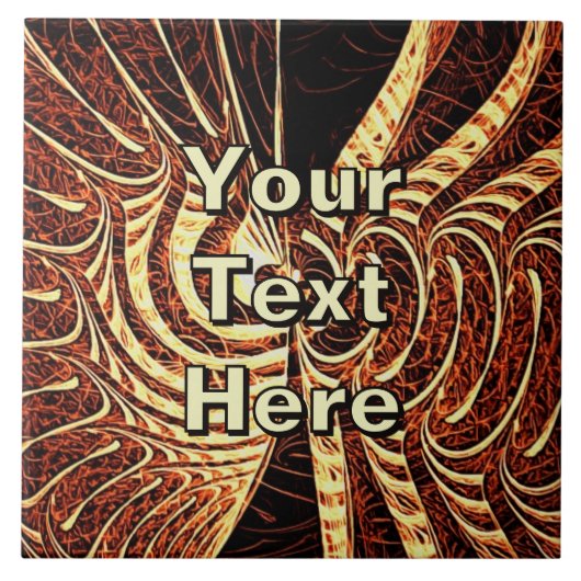 Tigervis Tegeltje (Voorkant)