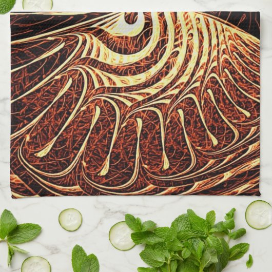 Tigervis Theedoek (Gevouwen)