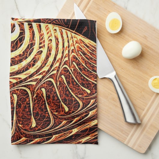 Tigervis Theedoek (Quarter Fold)