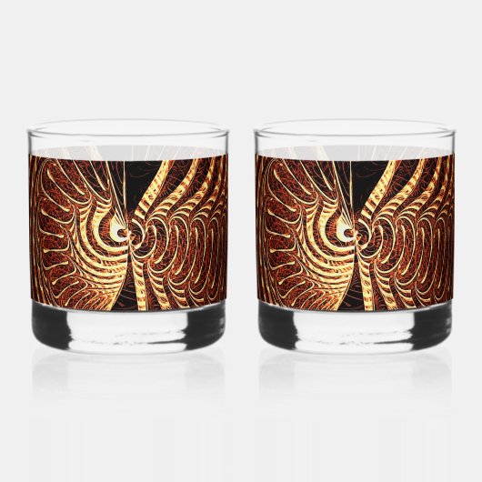 Tigervis Whisky Glas (Voorkant)