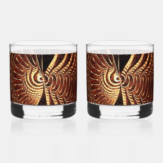 Tigervis Whisky Glas (Achterkant)