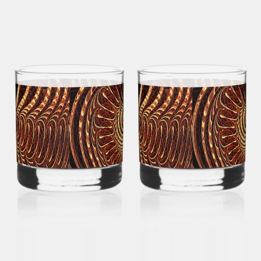 Tigervis Whisky Glas (Rechts)