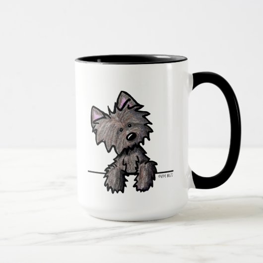 Tigervlek Cairn Terrier Mok (Rechts)