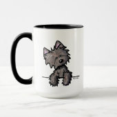 Tigervlek Cairn Terrier Mok (Links)